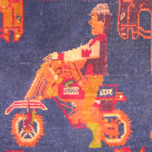 motorcycler rug