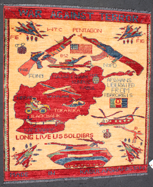 War Rug shown at Exhibition