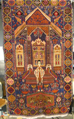 War Rug shown at Exhibition