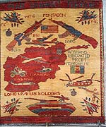 War Rug shown at Exhibition