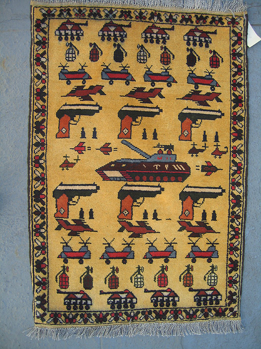 For sale: Afghan War Rug or Conflict Carpet