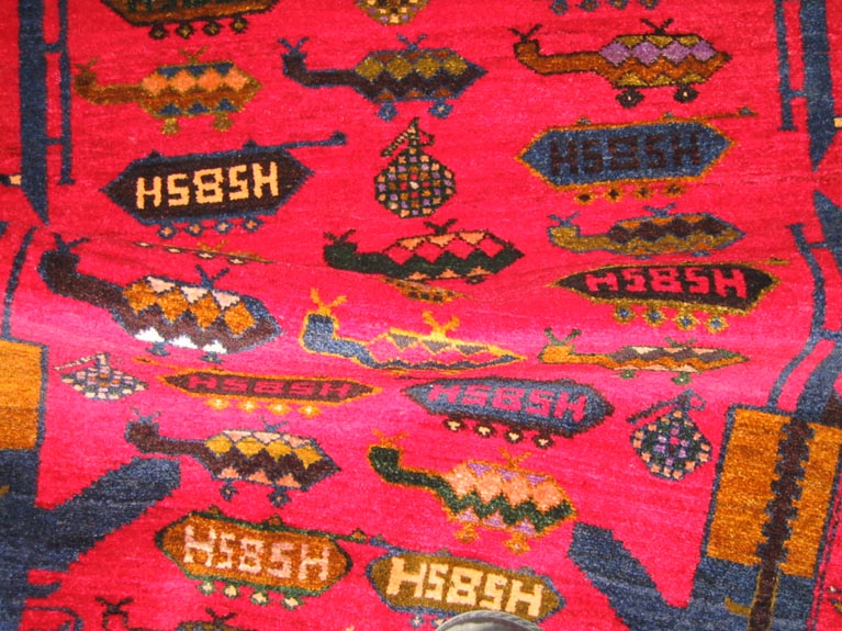 For sale: Afghan War Rug or Conflict Carpet