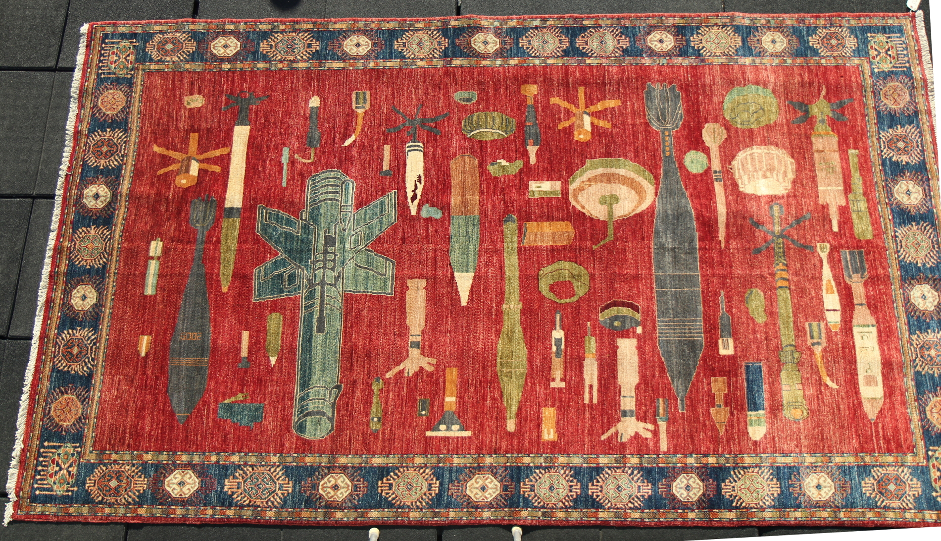 Unexploded Ordnance rug # 1805