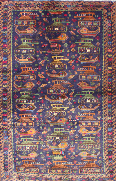 War Rug shown at Exhibition