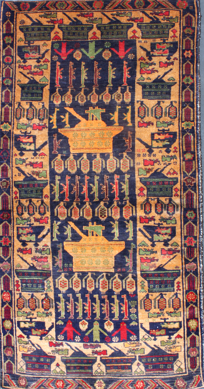 War Rug shown at Exhibition